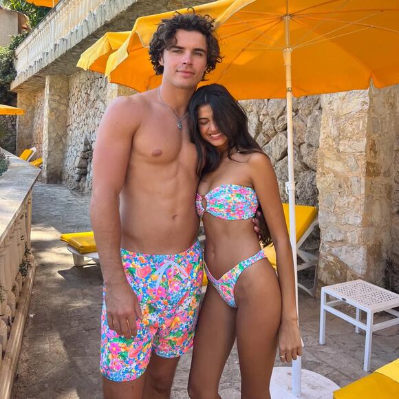 Mermaid Garden Swim Trunks - Picture 1 of 3